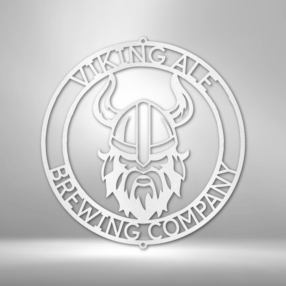 Viking Ring Personalized Gifts - Custom Metal Sign White