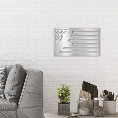 Metal Wall Art - American Patriotic Eagle Sign