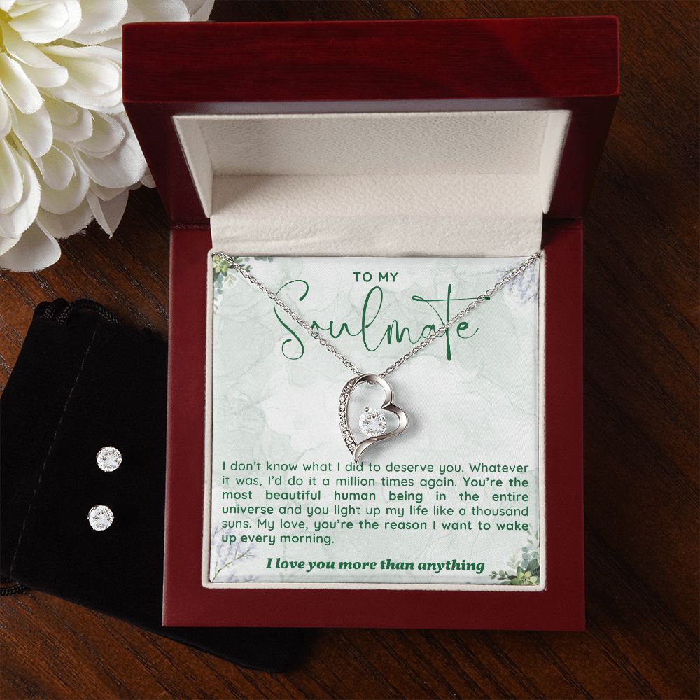 You Are The Most Beautiful Human Gift For Soulmate Forever Love Necklace - Precious Engraved